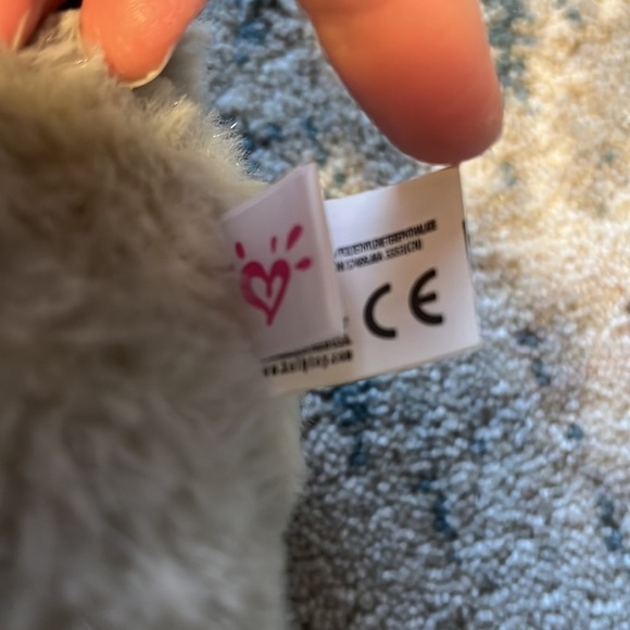 Justice Deer Gray Soft Plush Sequin Stuffed Animal Toy 11" - Picture 7 of 7